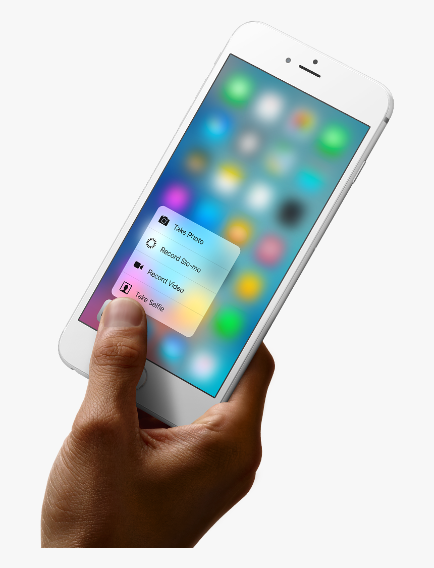 Iphone 6s 3d Touch Png, Transparent Png, Free Download