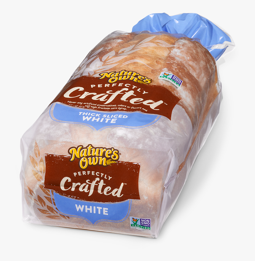 Perfectly Crafted Thick Sliced White Bread - Nature's Own Thick Sliced Multigrain Bread, HD Png Download, Free Download