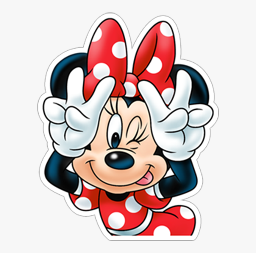 Minnie Mouse Mickey Mouse Donald Duck Sticker Goofy - Stickers Minnie Et Mickey, HD Png Download, Free Download