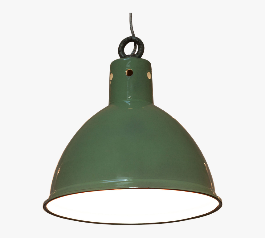 Pendant Lamp, Lamp, Green, Enamelled, Design, Bulbs - Lamp, HD Png Download, Free Download