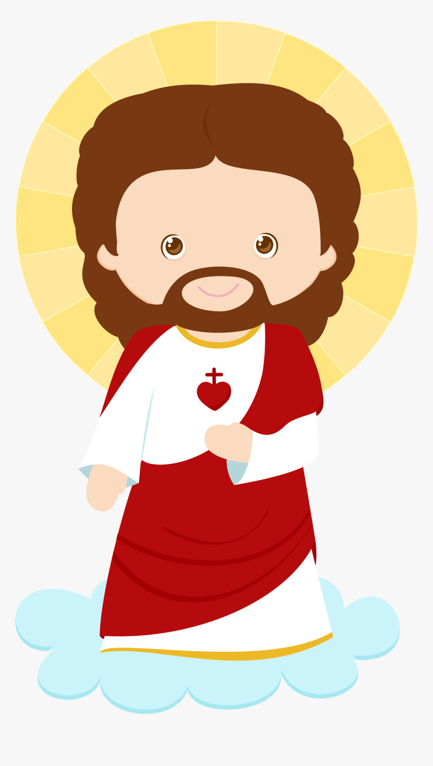 Clip Art Sacred Heart Of Jesus Clip Art - Jesus Animado, HD Png Download, Free Download