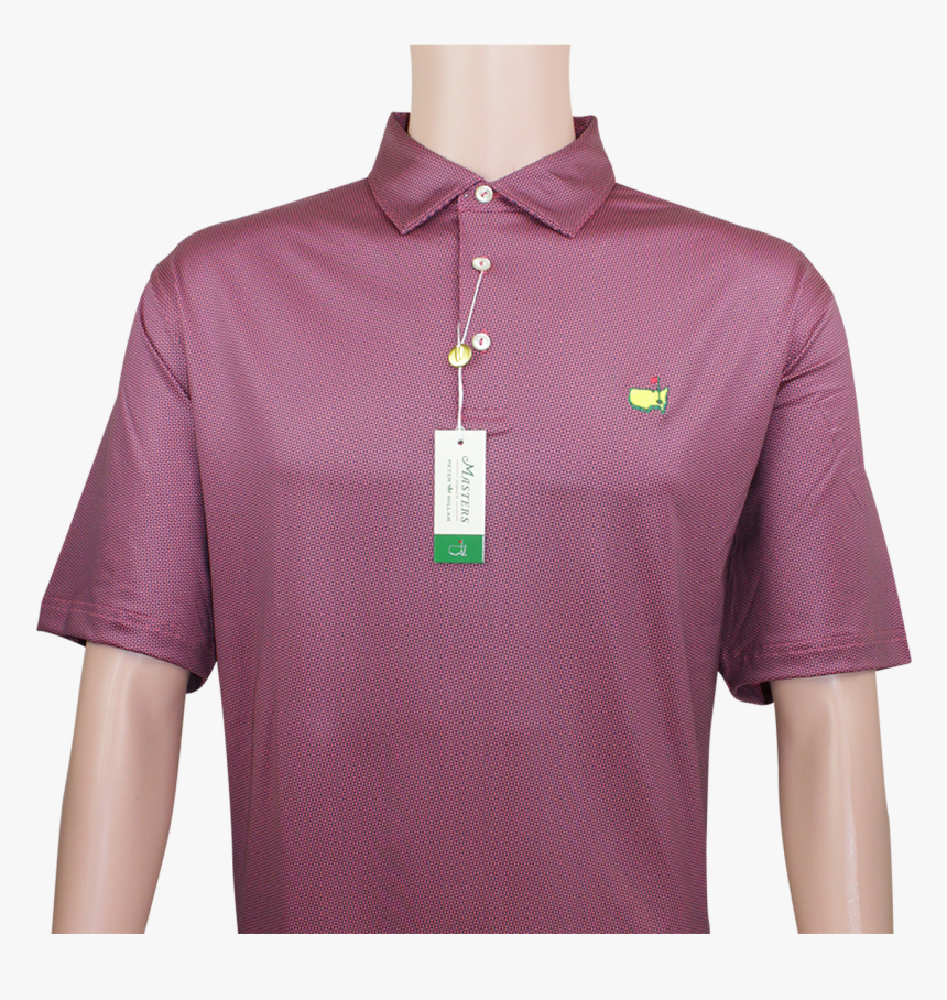 Masters Pink Triangle Pattern Peter Millar Performance - Polo Shirt, HD Png Download, Free Download