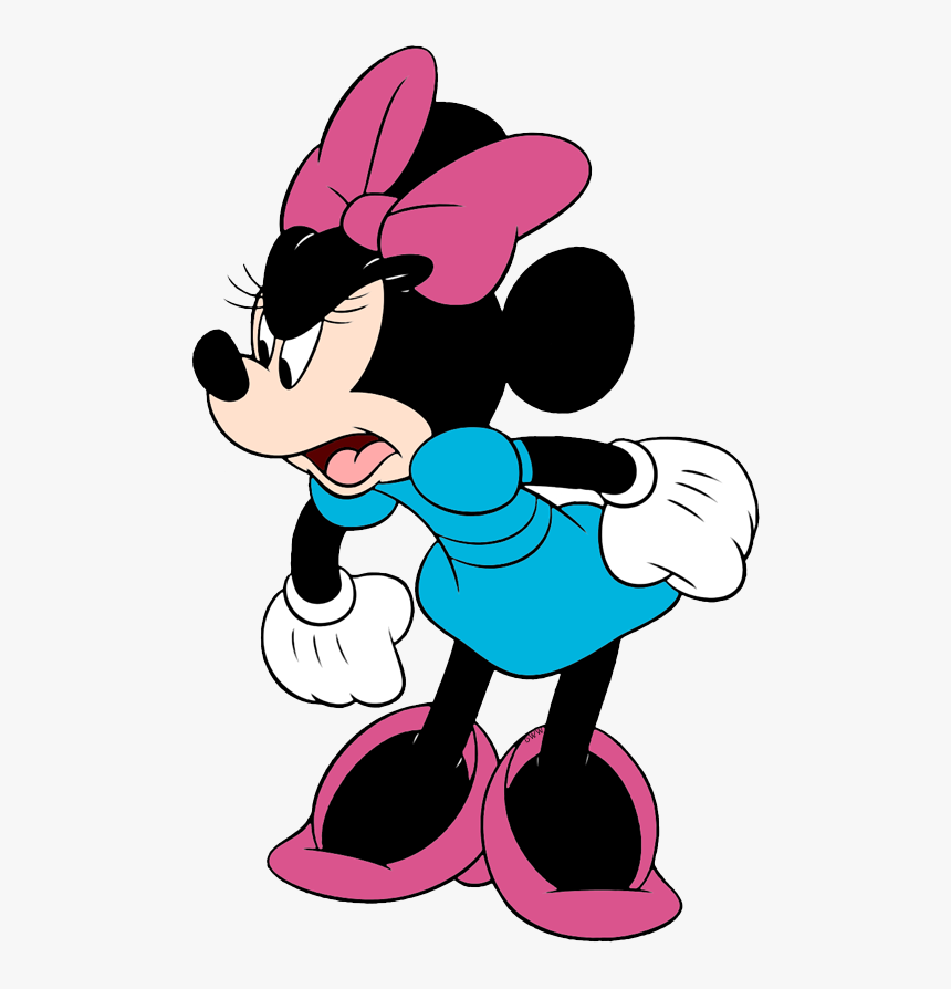 Minnie Mouse Clipart Angry, HD Png Download, Free Download