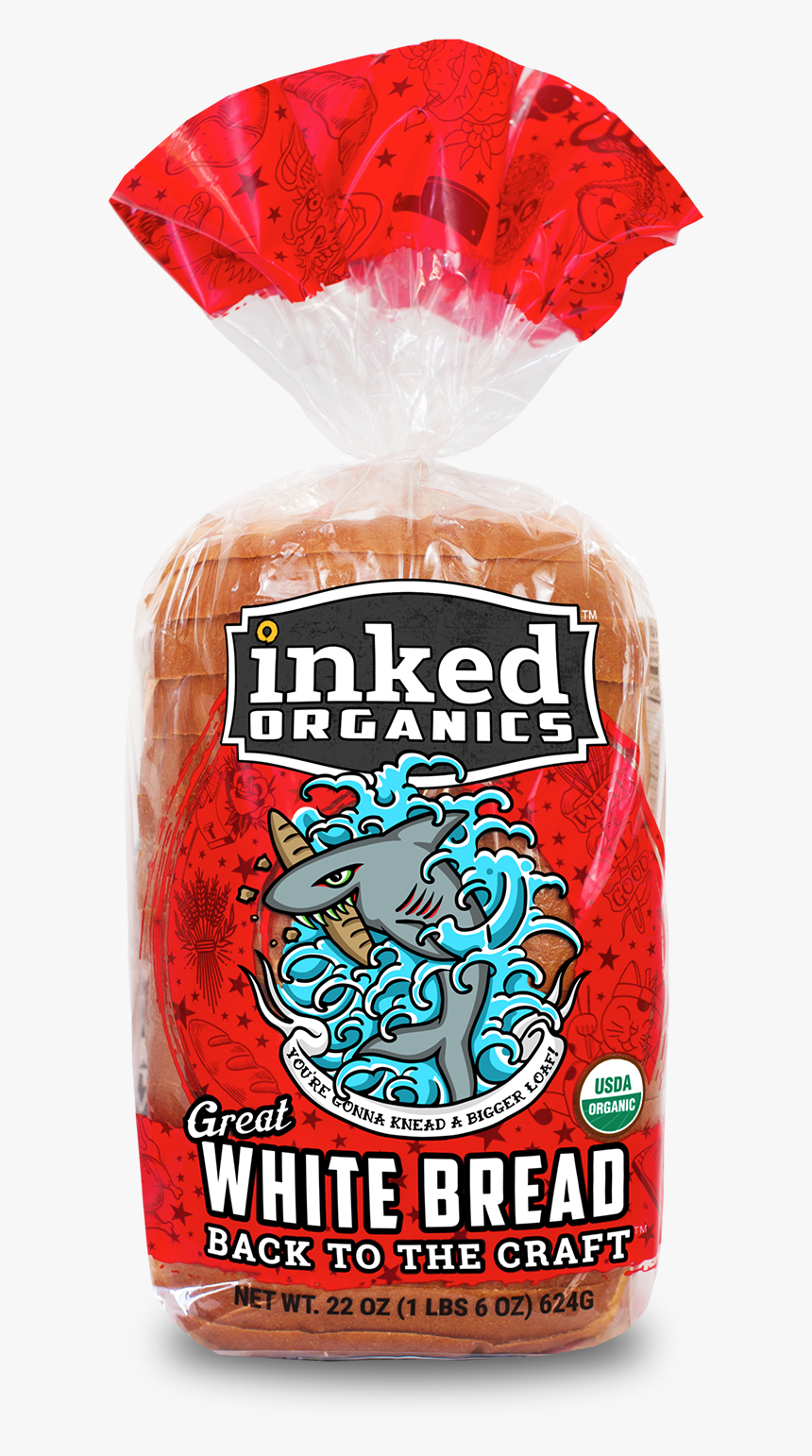 Inked Organics Sprouted Wheat Bread, HD Png Download, Free Download