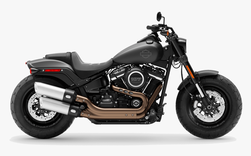 2019 Harley-davidson Softail Fat Bob Black Denim - Harley Davidson Fat Bob 2019 Review, HD Png Download, Free Download