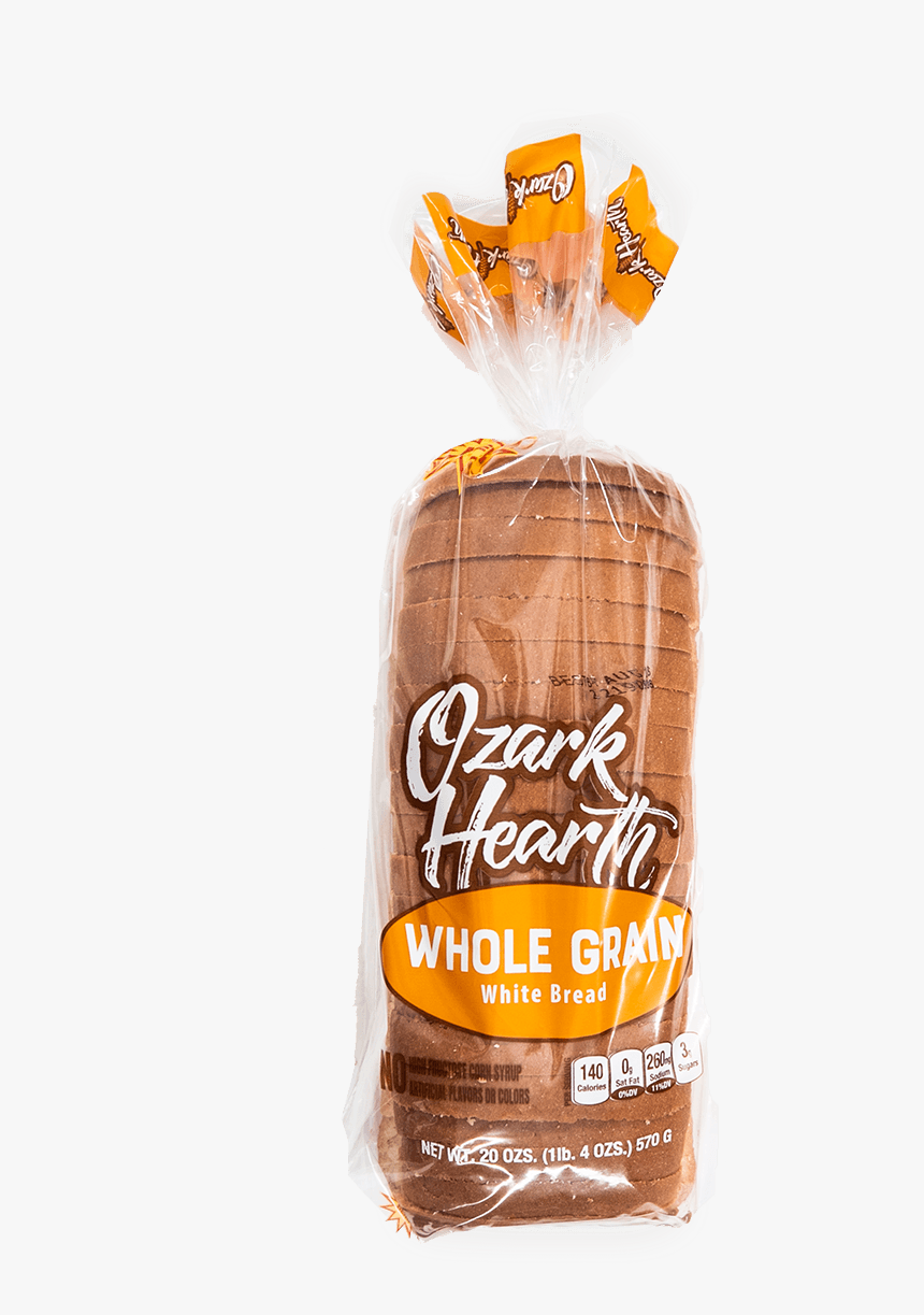 Ozark Hearth Whole Grain White Bread - Sliced Bread, HD Png Download, Free Download