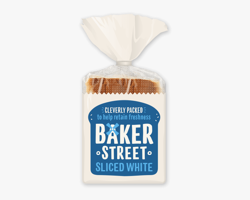 Baker Street Medium White Bread, HD Png Download, Free Download