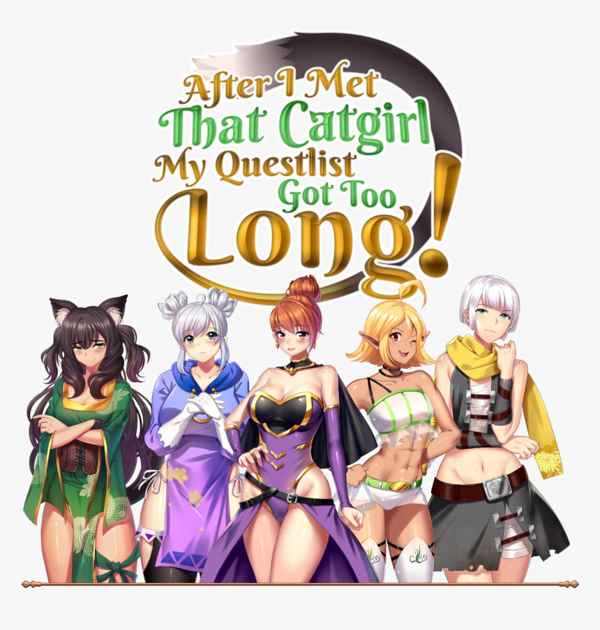 After I Met That Catgirl, My Questlist Got Too Long, HD Png Download, Free Download