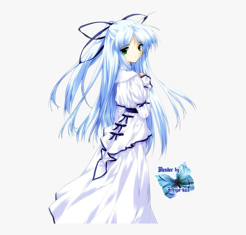 Anime Silver Haired Girl, HD Png Download, Free Download