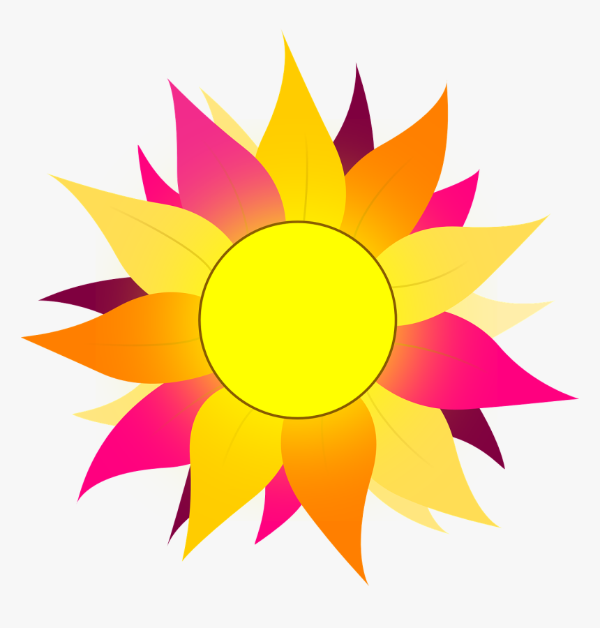 Pink And Orange Sun, HD Png Download, Free Download