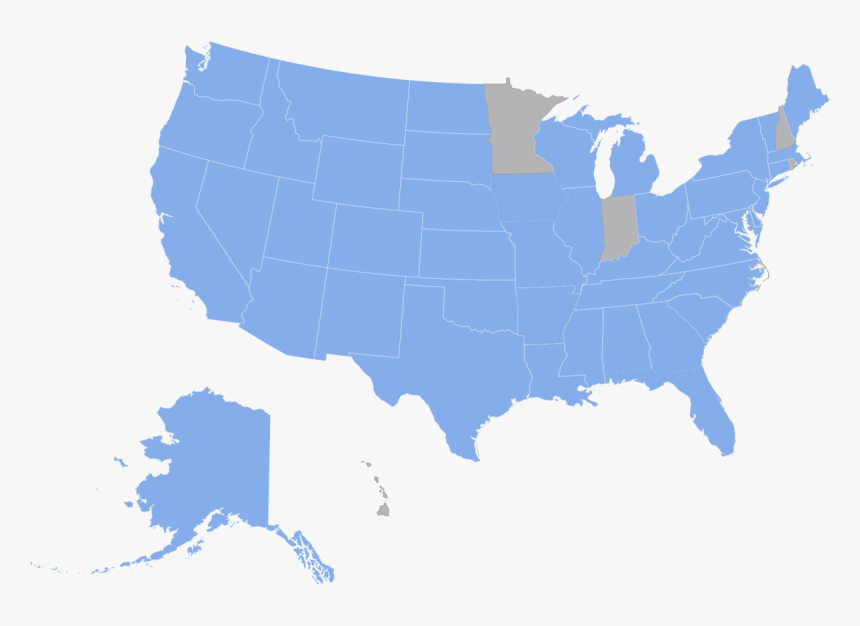 2016 Election Map Purple, HD Png Download, Free Download