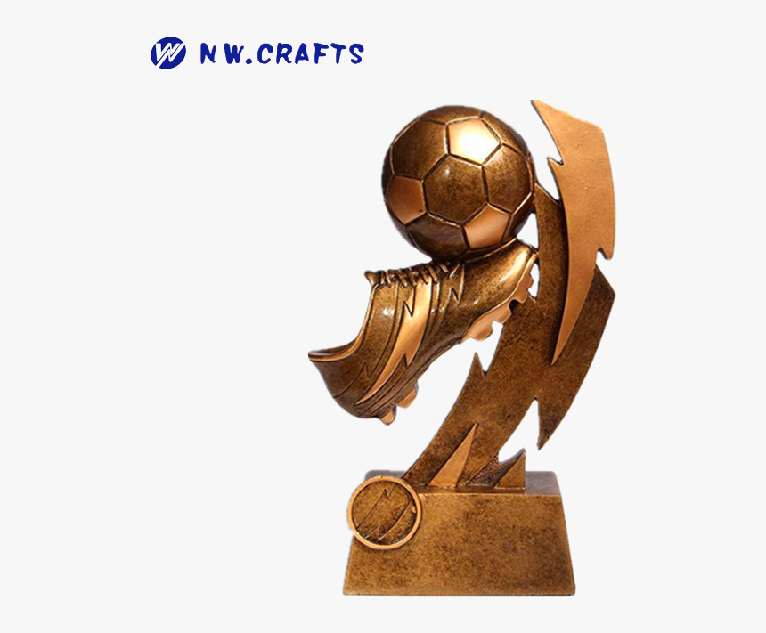 2018 New Style World Cup Bronze Resin Soccer Trophy - Trophy, HD Png Download, Free Download