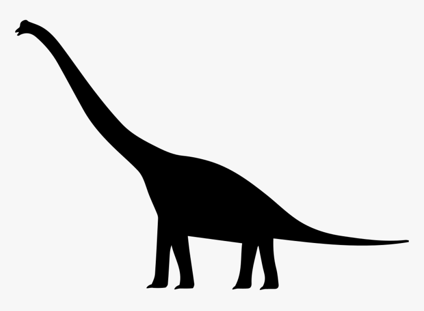 Dinosaur Shape Of Brachiosaurus - Brachiosaurus Svg, HD Png Download, Free Download