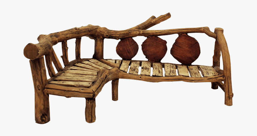 Wooden Fairy Bench - Bench, HD Png Download, Free Download