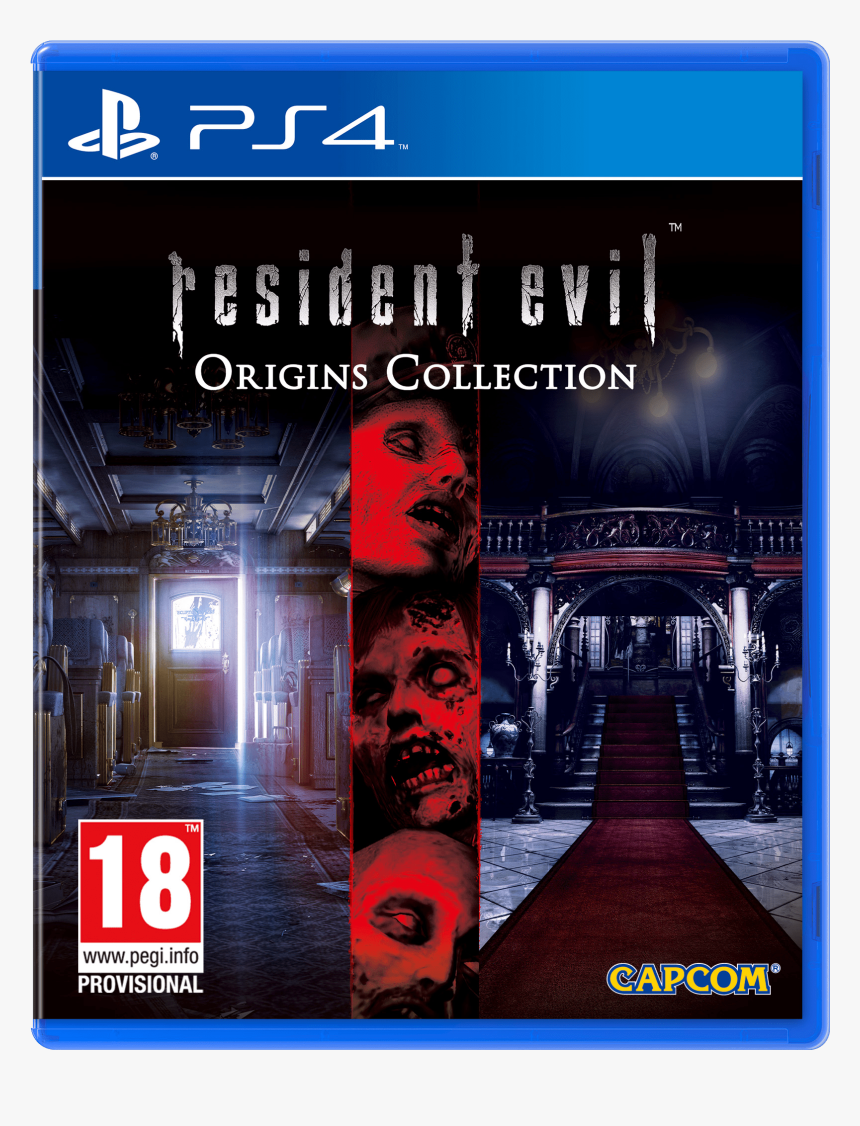 Re Oc Ps4 2d Pack Pegi - Resident Evil Origins Collection Ps4, HD Png Download, Free Download