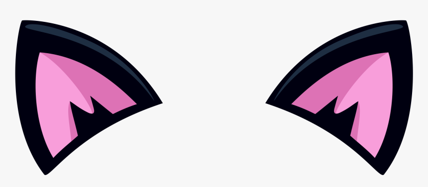 Transparent Cat Ears Png - Transparent Cat Ear Clipart, Png Download, Free Download