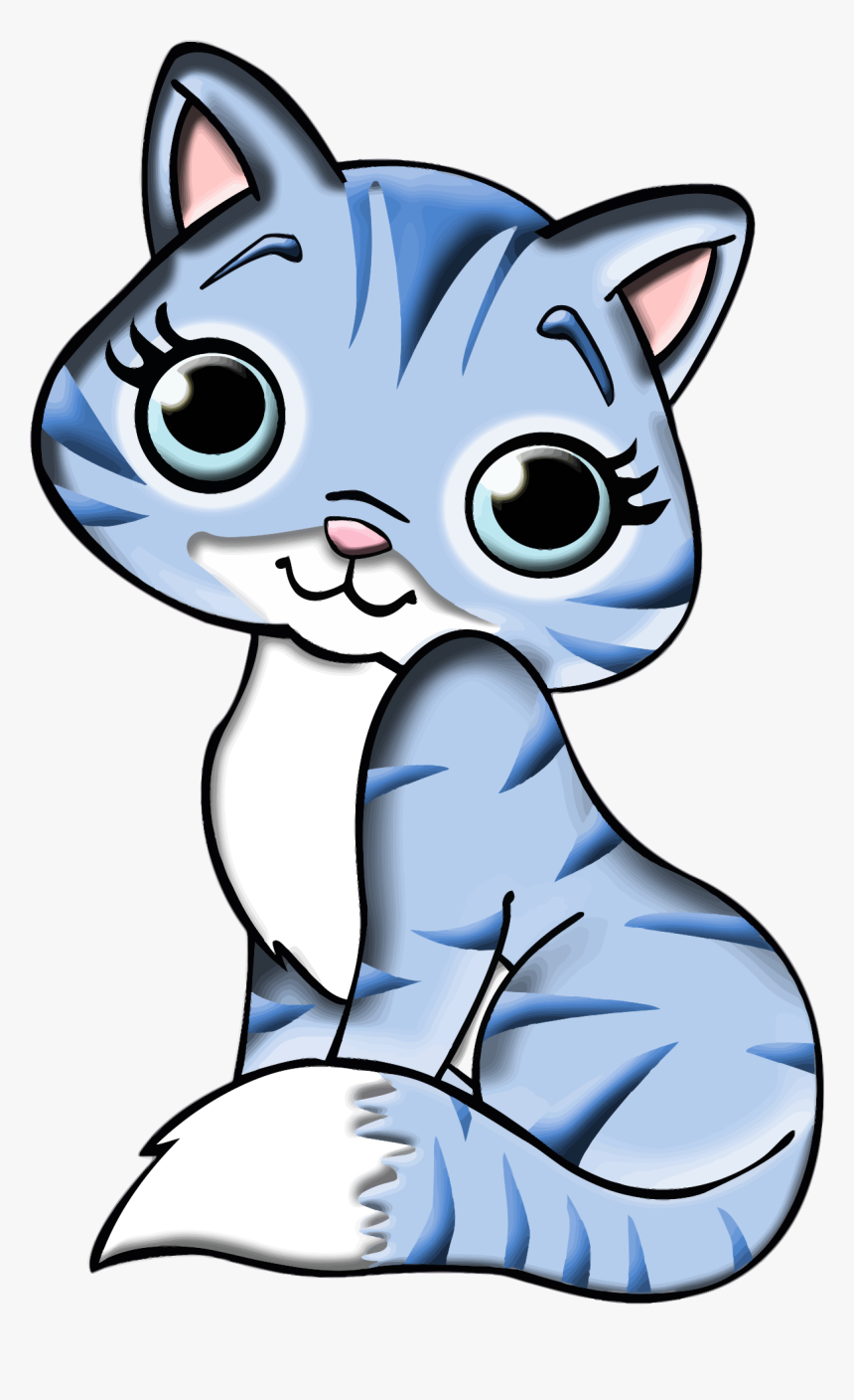 Anime Cat Png Image - Cute Cat Clipart, Transparent Png, Free Download