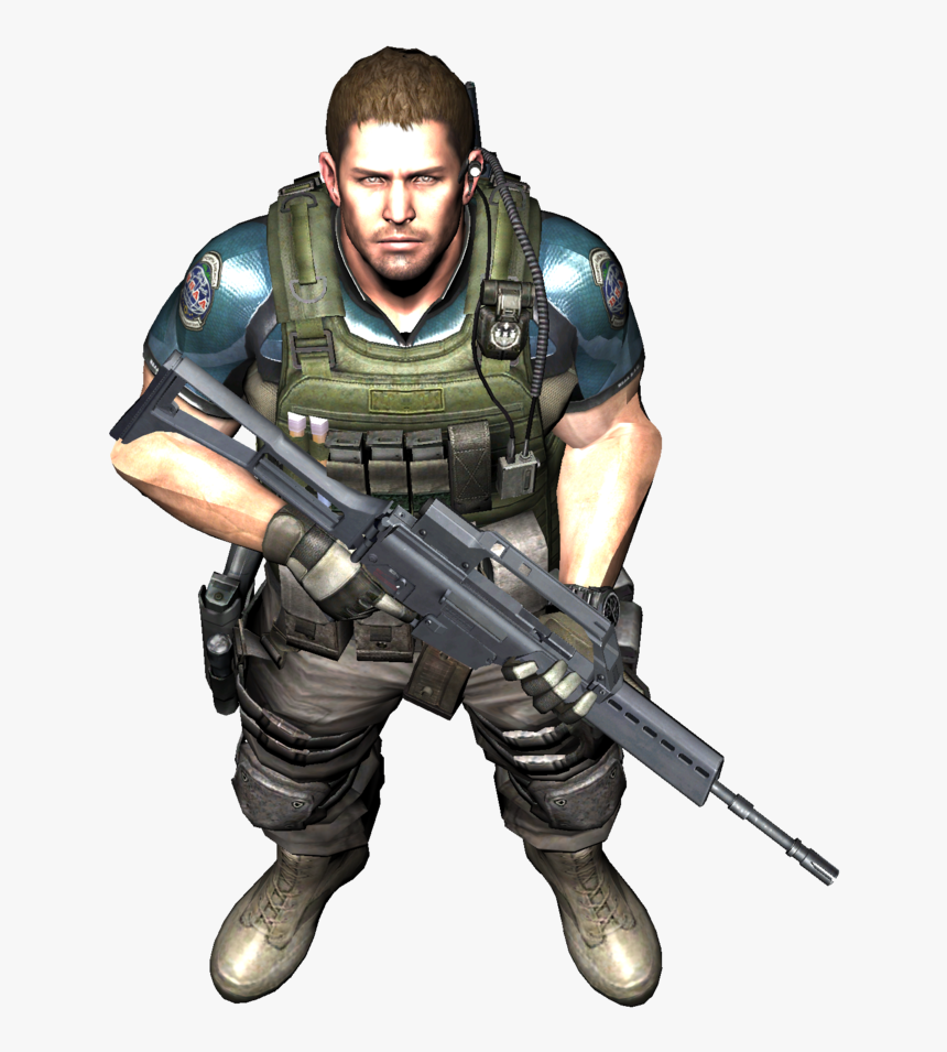 Re5 Chris Redfield Transparent, HD Png Download, Free Download