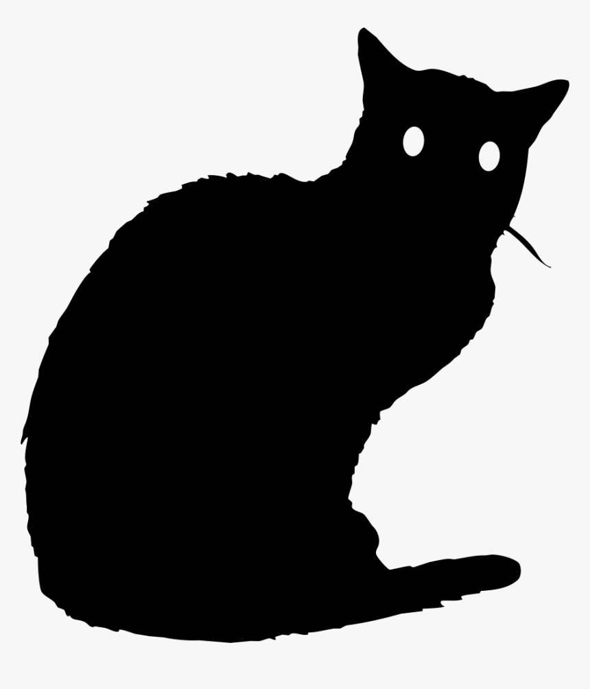 Transparent Black Cat Png - Black Cat Icon Png, Png Download, Free Download