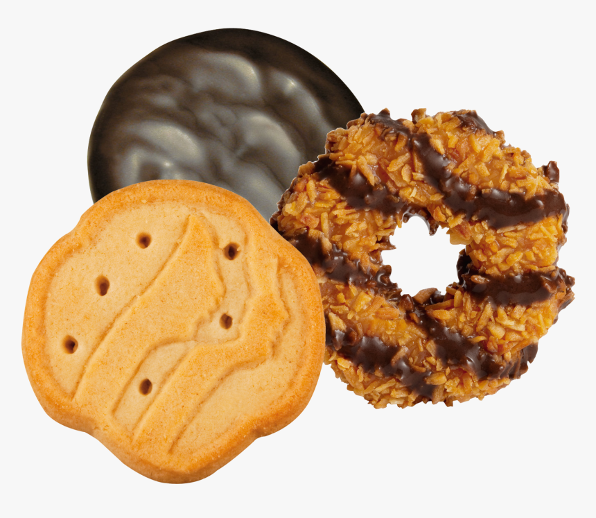 Girl Scout Cookie S"mores - Girl Scout Cookies Free Clip Art, HD Png Download, Free Download