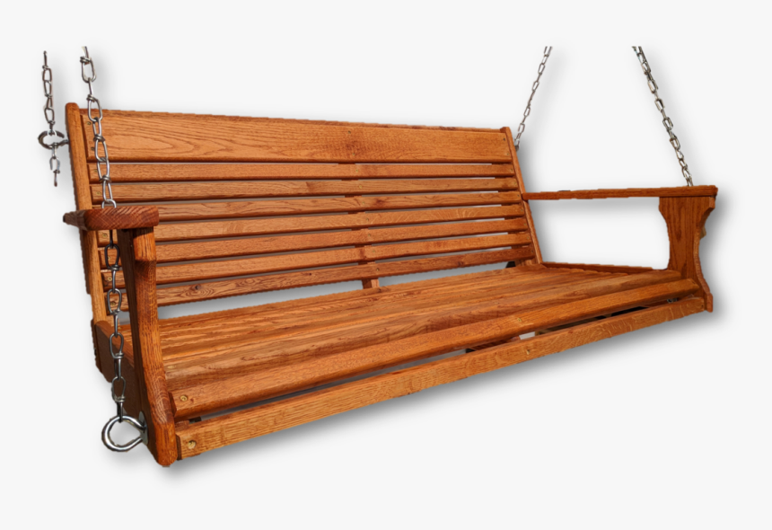 48"red Oak Wood Porch - Swing, HD Png Download, Free Download