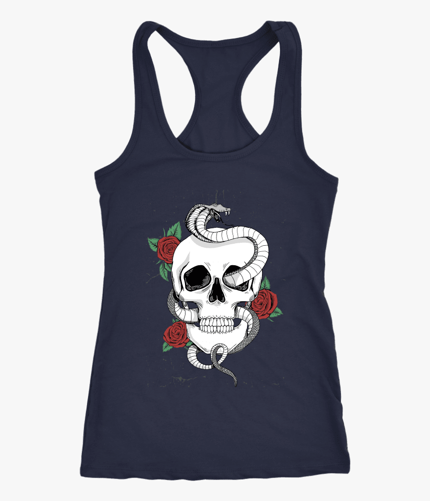 Skull & Snake Tanks - Me And My Dog Talk Shit About You Shirt, HD Png Download, Free Download
