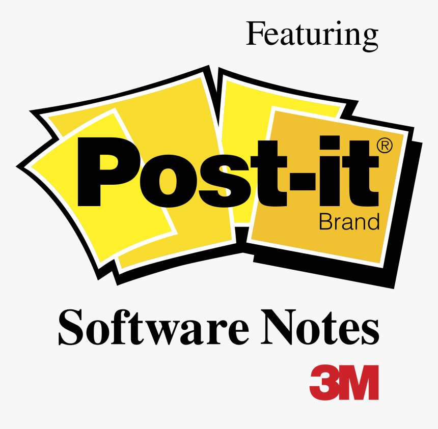 Post It Logo Png Transparent - Post It Notes, Png Download, Free Download