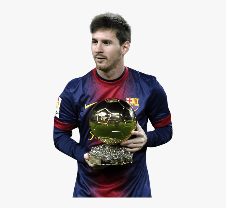 Messi Png Fifa Ballon Dor Trophy - Messi Ballon D Or Png, Transparent Png, Free Download