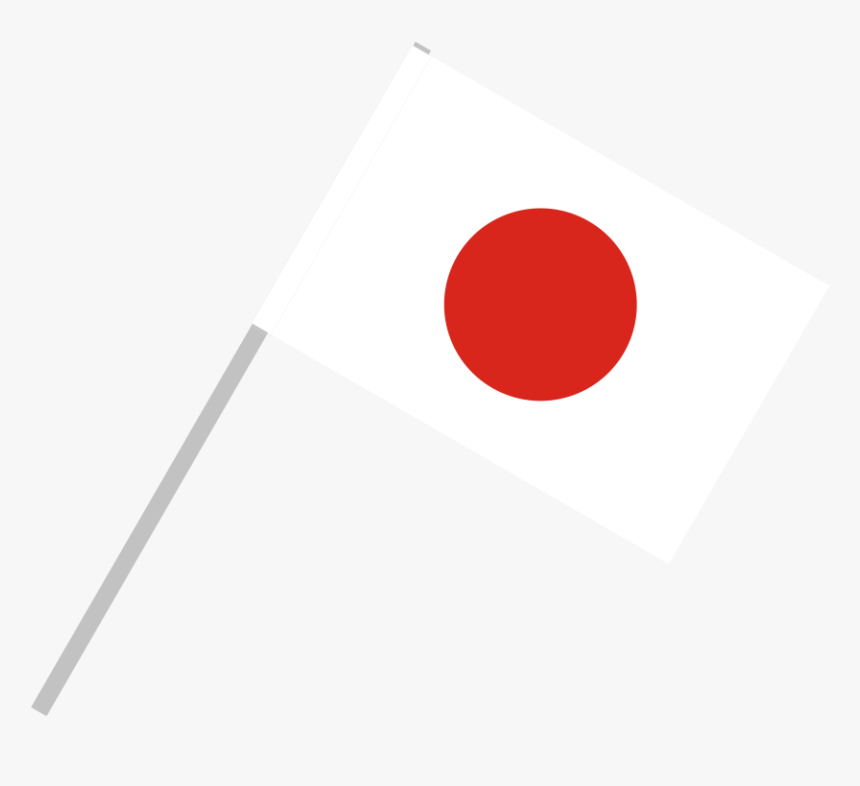 Japanese Flag On Pole Transparent, HD Png Download, Free Download