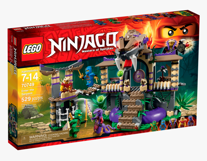 Lego Ninjago Enter The Serpent 70749, HD Png Download, Free Download