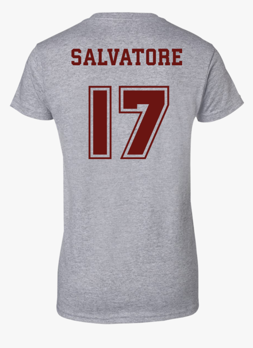 Vampire Diaries Mystic Falls Salvatore 17 Timber Wolves - Active Shirt, HD Png Download, Free Download