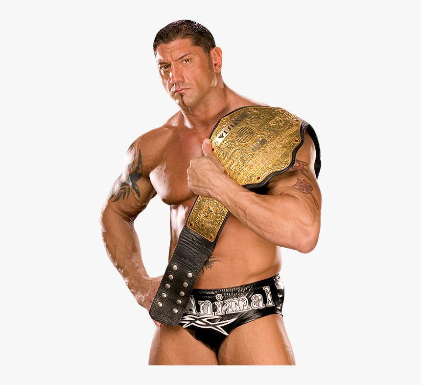Batista Wwe Championship Png Image - Batista Wwe World Heavyweight Championship, Transparent Png, Free Download
