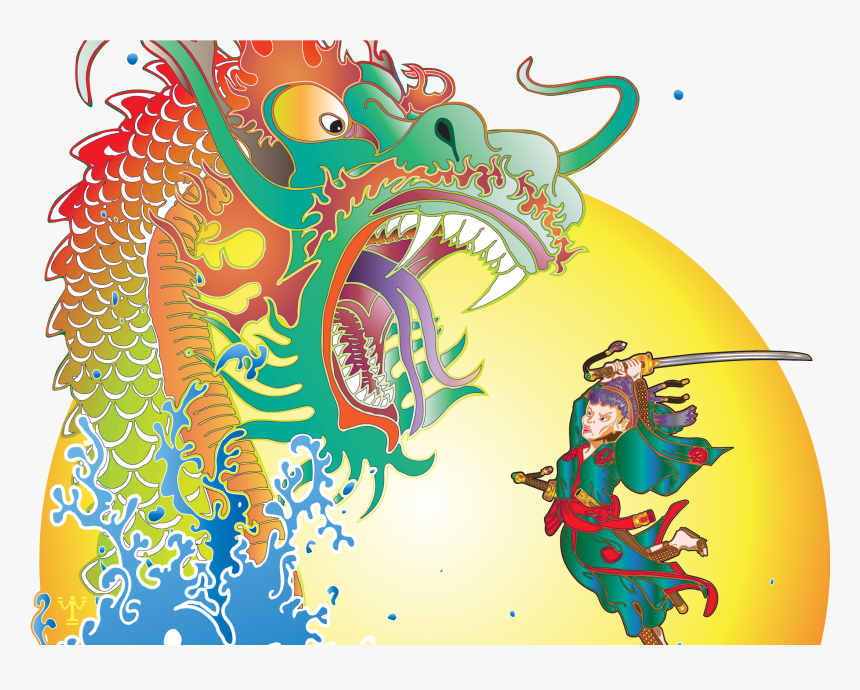 Tsunami Risingsun - Illustration, HD Png Download, Free Download