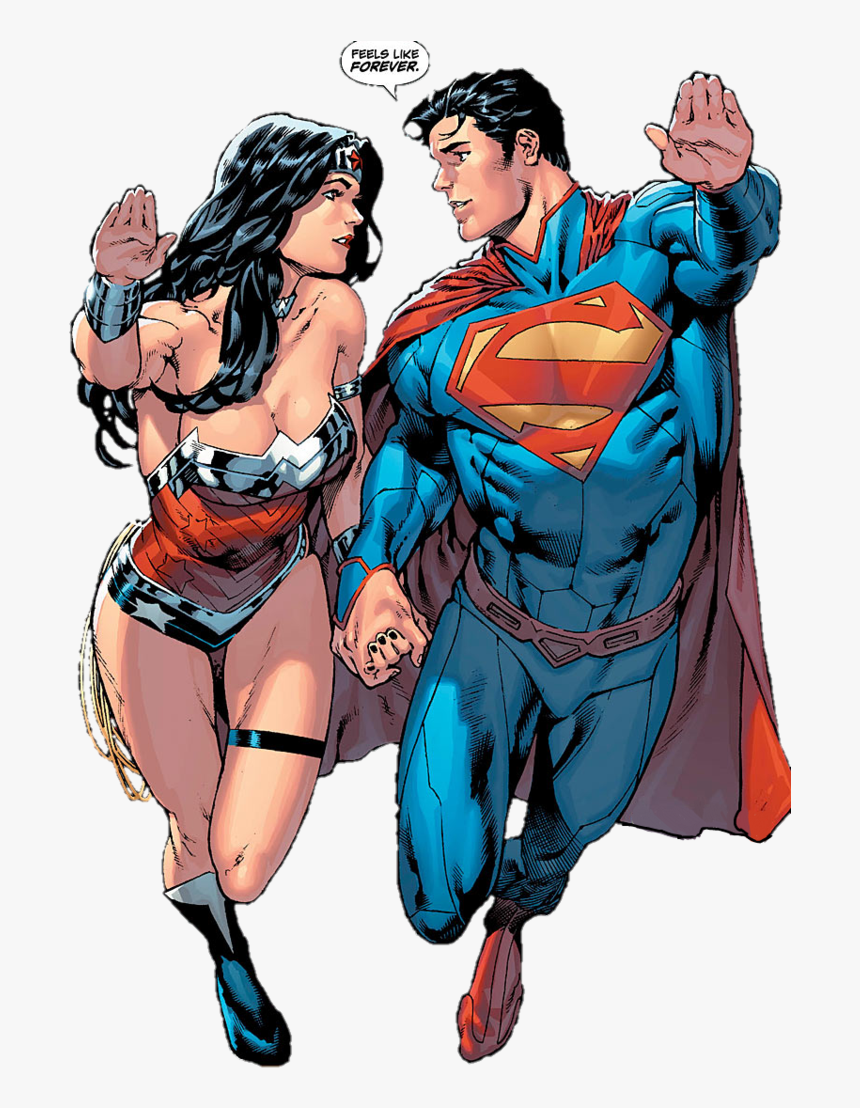 New 52 Superman And Wonder Woman By Mayantimegod , - Superman Wonder Woman Comics, HD Png Download, Free Download