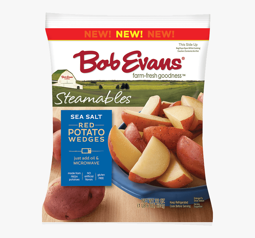 Bob Evans Sea Salt Red Potato Wedges - Bob Evans Steamables, HD Png Download, Free Download