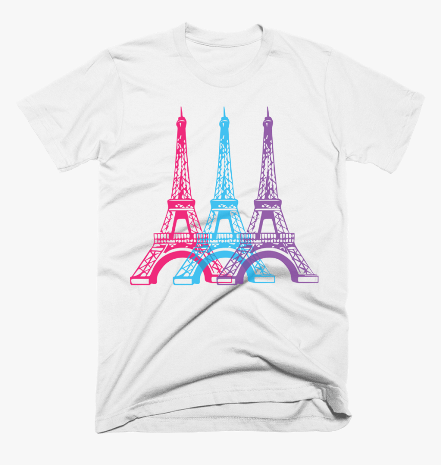 Transparent Pink Eiffel Tower Png - T-shirt, Png Download, Free Download