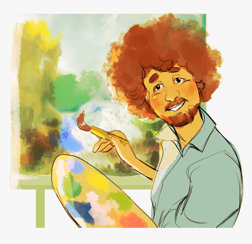 Bob Ross Clipart Transparent, HD Png Download, Free Download