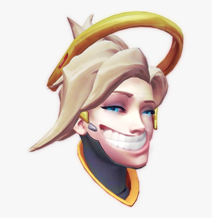 Mercy Face Png Jpg Royalty Free Stock - Mercy Overwatch Face Png, Transparent Png, Free Download