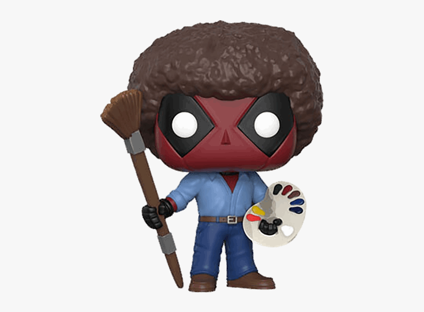 Bob Ross Deadpool Funko, HD Png Download, Free Download