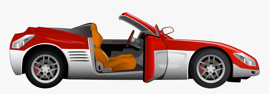 Red Cabriolet Sport Car Png Clip Art - Sport Cars Clipart, Transparent Png, Free Download