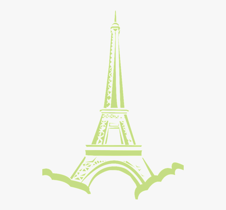 Eiffel Tower Yellow Png, Transparent Png, Free Download