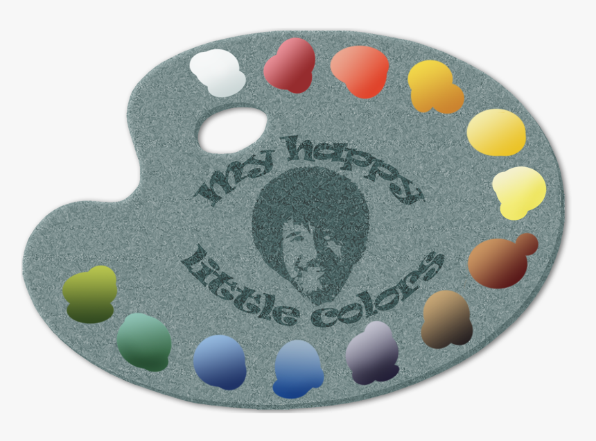 Reflections On Bob Ross Painter Teacher Guru Spiritual - Circle, HD Png Download, Free Download