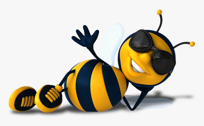 Bee Clipart Summer - Bee Clipart, HD Png Download, Free Download