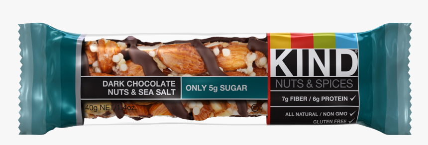 Healthy Office Snacks, Kind Bar - Kind Dark Choc Sea Salt, HD Png Download, Free Download