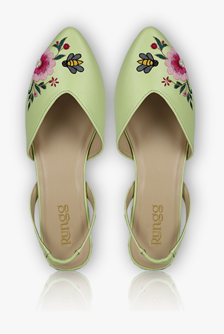 Buzzing Bee Green - Flip-flops, HD Png Download, Free Download