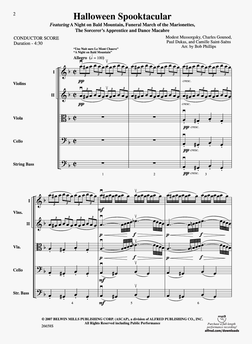 Rhosymedre Vaughan Williams Score, HD Png Download, Free Download