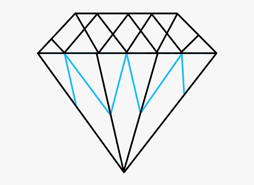 How To Draw Diamond - Diamonds Drawing, HD Png Download, Free Download