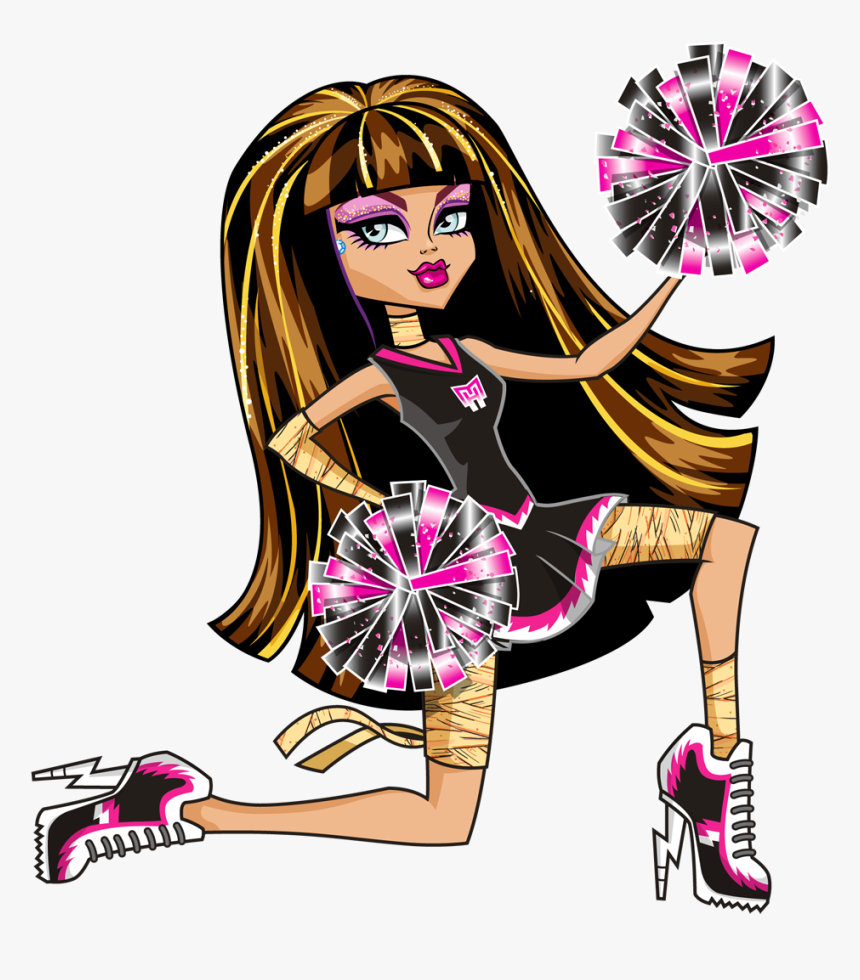 Monster High Dolls Clipart 4 By Elizabeth - Monster High Cleo Fearleading, HD Png Download, Free Download