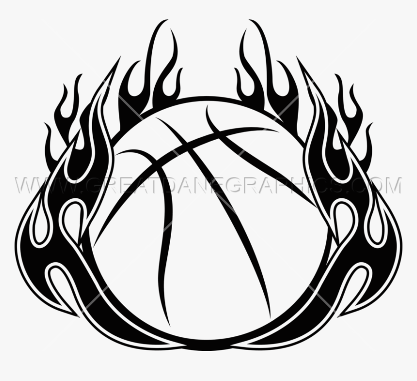 Transparent Flame Clip Art - Basketball Ball Vector Png, Png Download, Free Download