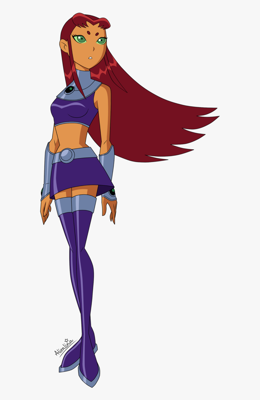 Starfire - Starfire Teen Titans Animated, HD Png Download, Free Download